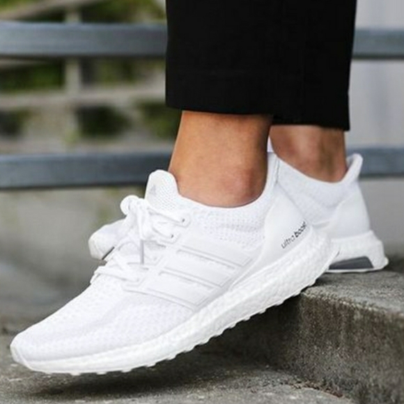 White Adidas Ultra Boost Womens 